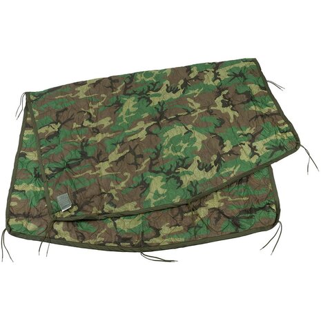 US army Poncho Liner (Woobie / Steppdecke), Woodland camo