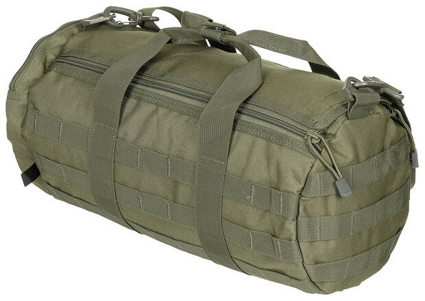 Mallette de transport operations MFH Molle avec bandouli&egrave;re, 12L, vert olive
