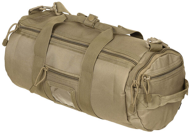 Mallette de transport operations MFH Molle avec bandouli&egrave;re, 12L, coyote tan