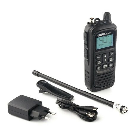 Jopix CB-514 CB multistandard portofoon incl. car kit (27MC)