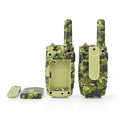 Nedis TK0810 PTT/VOX Walkie-Talkie Set inkl. Headsets, bis zu 8 km, Digital Woodland
