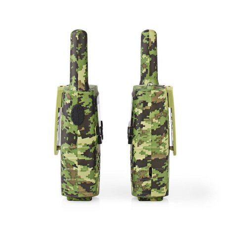 Nedis TK0810 PTT/VOX Walkie-Talkie Set inkl. Headsets, bis zu 8 km, Digital Woodland