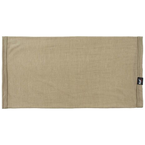 Fox outdoor &Eacute;charpe tube, "Merino Lite", coyote tan