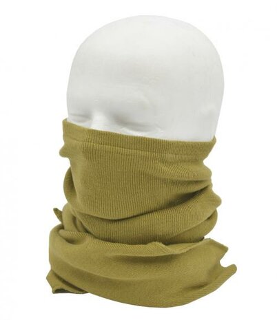 Schlauchschal der holl&auml;ndischen Armee, Koala Wolle/Baumwolle, Khaki