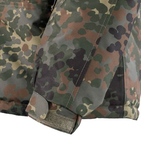 AB veste thermique Softshell MIG 4 ECW niveau 7, coupe-vent et d&eacute;perlante, Flecktarn