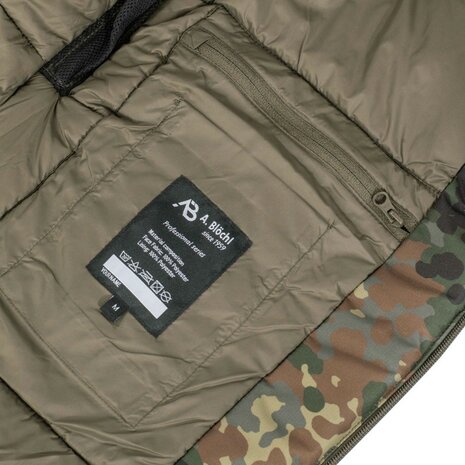 AB veste thermique Softshell MIG 4 ECW niveau 7, coupe-vent et d&eacute;perlante, Flecktarn