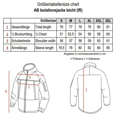 AB veste isolante l&eacute;g&egrave;re ECW (IR), coupe-vent, imperm&eacute;able et respirant, Flecktarn