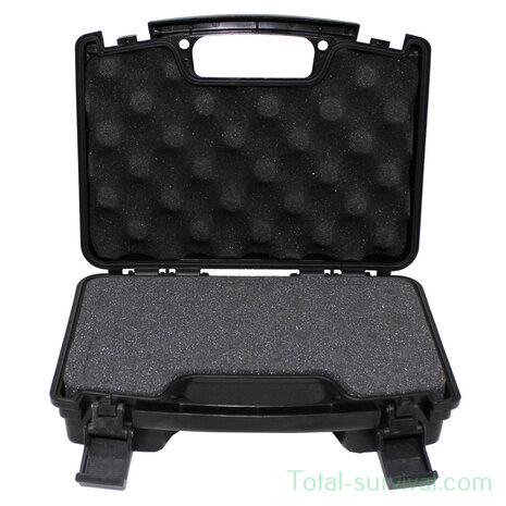 MFH Pistol case compact, plastique, verrouillable, noir