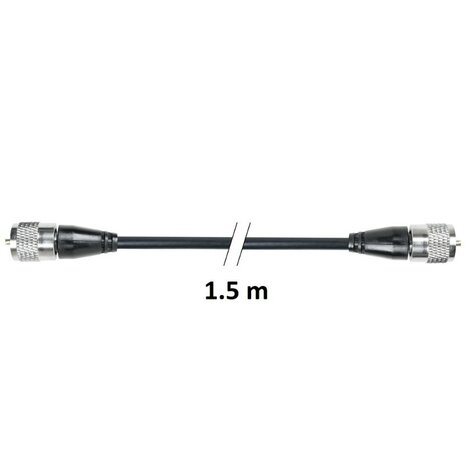 PNI R50 PL259 RG58 cable, 1,5 M, 50 Ohm