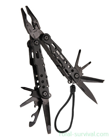 Mil-tec Clamppack Multitool gro&szlig; mit Tasche, schwarz