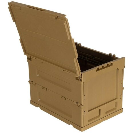 MFH Kunststoff Transportkoffer 20L, faltbar und stapelbar, khaki