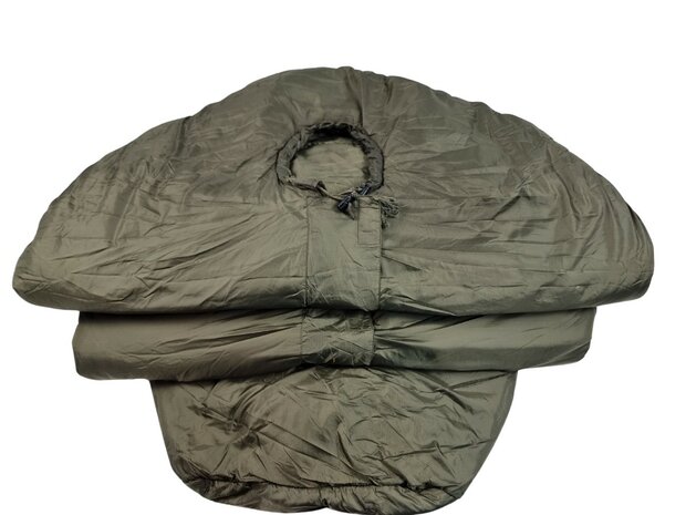 Niederl&auml;ndische Armee Mumienschlafsack 2-Lagen-F&uuml;llung, 3 Jahreszeiten, modular, oliv gr&uuml;n