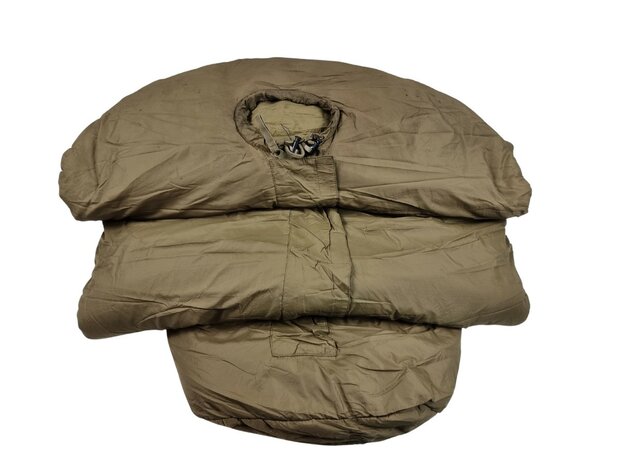 Niederl&auml;ndische Armee Defense Mumienschlafsack 2-Lagen-F&uuml;llung, 3 Jahreszeiten, modular, dark coyote