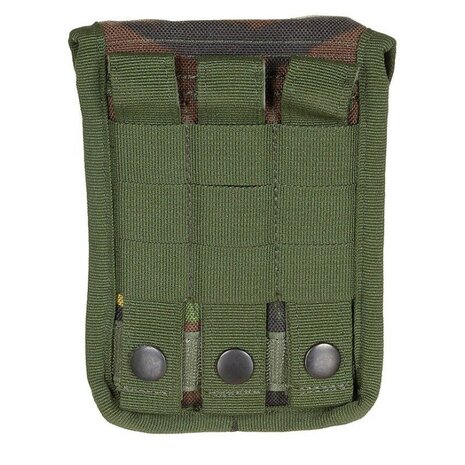Dutraco sac de terrain pour jumelles LION Molle, Woodland DPM