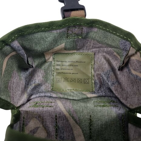 Feldflaschentasche der niederl&auml;ndischen Armee Molle f&uuml;r Wasserflasche und Becher GEN II, Woodland DPM