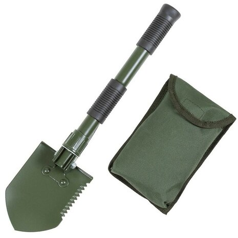 Pelle pliable 3-en-1 petit avec couvercle, vert