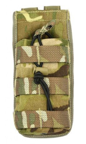 Sac de chargeur simple Osprey MK4 de l'arm&eacute;e britannique SA-80 ouvert, Molle, MTP multicam