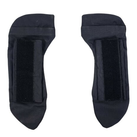 NFM group &eacute;pauli&egrave;res de protection pour porte-plaques MOD MARSOF FR, paire (gauche-droite), noires