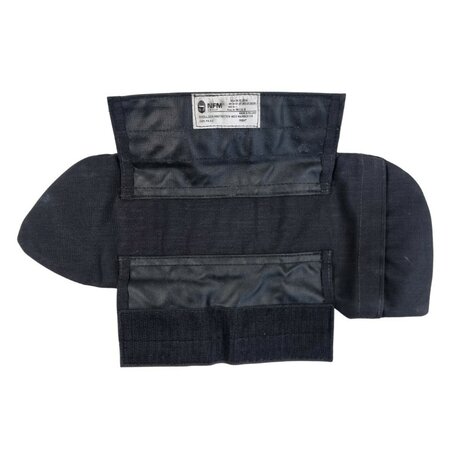 NFM group &eacute;pauli&egrave;res de protection pour porte-plaques MOD MARSOF FR, paire (gauche-droite), noires