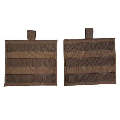 Blackhawk panneau lat&eacute;ral Molle 17 x 15 cm pour gilet porte-plaques, coyote tan
