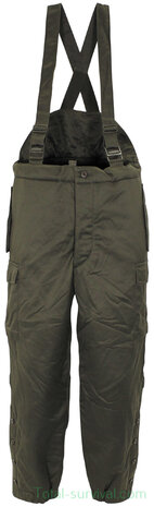 Bundesheer Thermohose mit Tr&auml;ger, olivgr&uuml;n