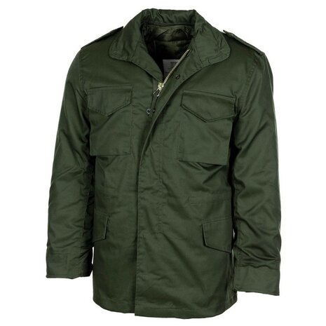 MFH US Feldjacke M65 mit Stepfutter jacke, olivgr&uuml;n