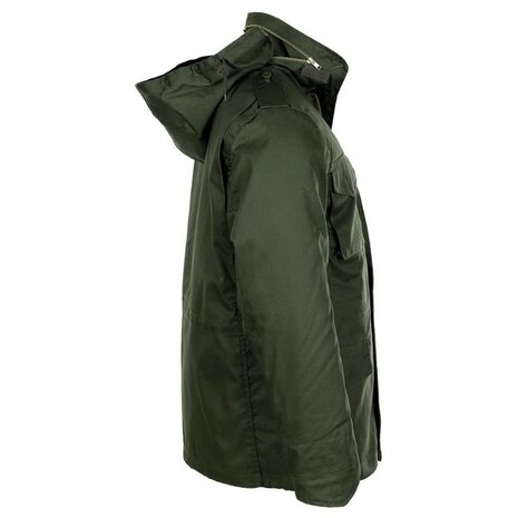 MFH US Feldjacke M65 mit Stepfutter jacke, olivgr&uuml;n