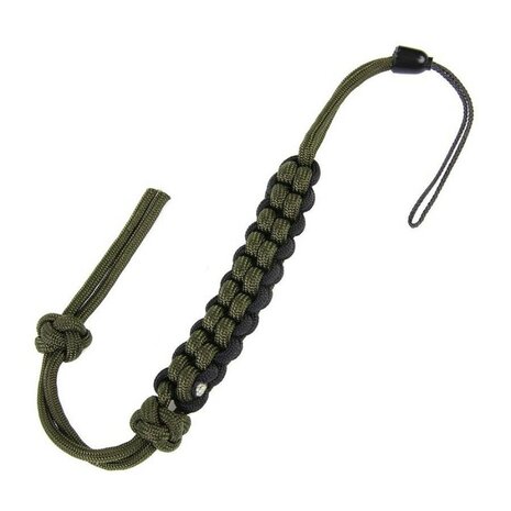 101 Inc knife lanyard kevlar, legergroen