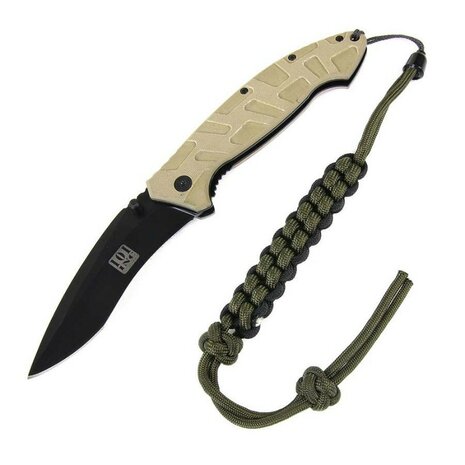 101 Inc knife lanyard kevlar, legergroen