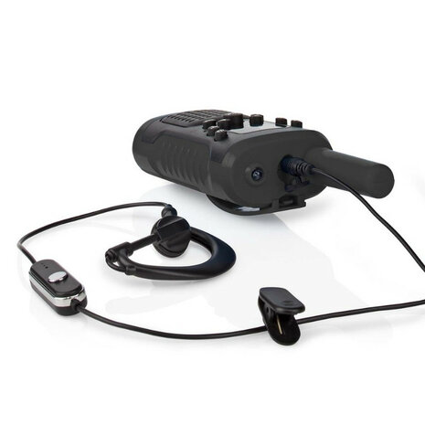 Nedis TK0610 PTT/VOX portofoon set, tot 6 km, zwart