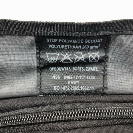 ARWY pochette poitrine Molle, noire