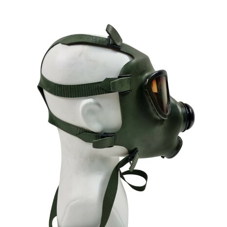 M74 Volgelaatsmasker / Gasmasker  MP5 Tas, EN-148 RD40, legergroen