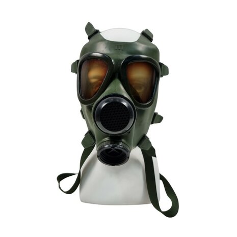 M74 Volgelaatsmasker / Gasmasker  MP5 Tas, EN-148 RD40, legergroen