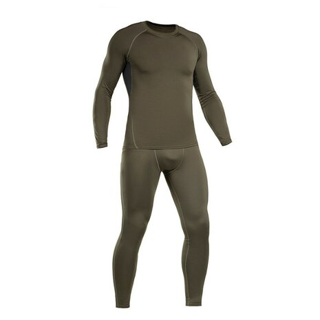 M-Tac Thermal Base Layer Set, Pantalon + Pull, Thermoline ECW, vert olive