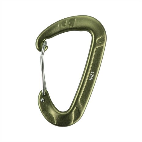 M-Tac mousqueton en aluminium 7.8 &times; 4.5 cm 12kN Type 2, vert olive