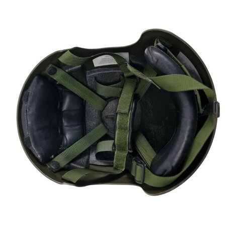 Casque de protection de l'arm&eacute;e britannique avec protection auditive Peltor, vert olive