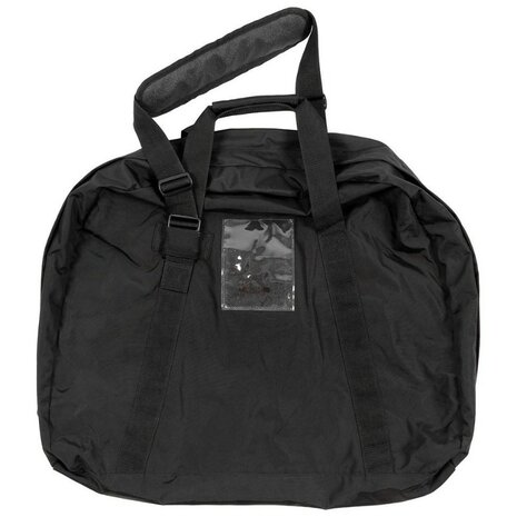 Sac de transport pour gilet pare-balles de l'arm&eacute;e britannique, grande, avec bandouli&egrave;re, noir