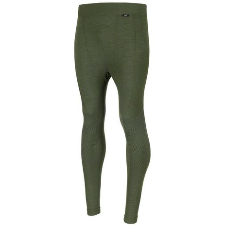 Fox outdoor cale&ccedil;on long thermique, Merino 50, vert olive 
