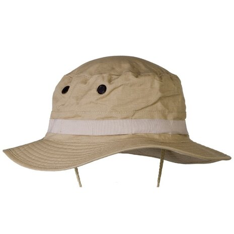 AB US GI Chapeau de brousse, mentonni&egrave;re, GI Boonie, Rip Stop, coyote tan