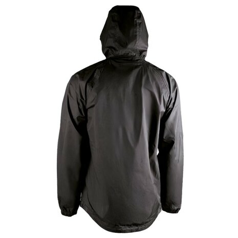 Mil-Tec Quickpack hooded rain jacket, black
