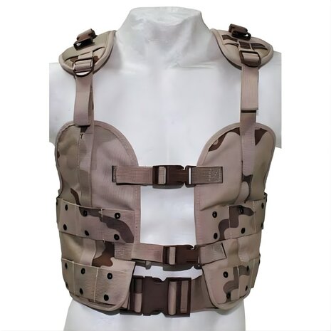 Niederl&auml;ndische Armee Lastweste mit G&uuml;rtel, DCU desert camo