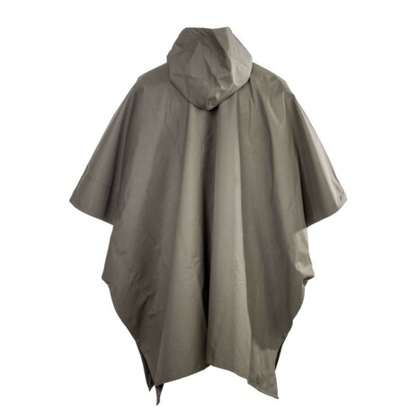 AB poncho de pluie &agrave; capuche, IRR, RAL7013 vert olive