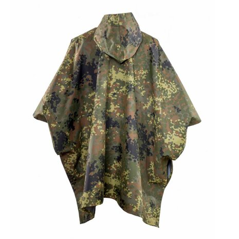 AB poncho de pluie &agrave; capuche, IRR, Flecktarn