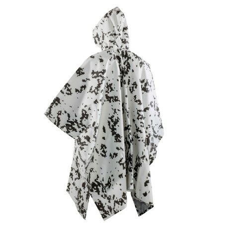 AB poncho de pluie &agrave; capuche, IRR, M05 Snow camo