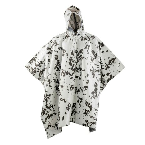 AB poncho de pluie &agrave; capuche, IRR, M05 Snow camo