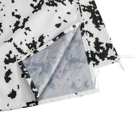 AB poncho de pluie &agrave; capuche, IRR, M05 Snow camo