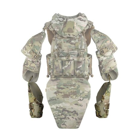 M-Tac Elite-Schutzh&uuml;lle f&uuml;r ballistischen Unterarmschutz, Klasse 1 (FMS), ohne Einlagen, Multicam