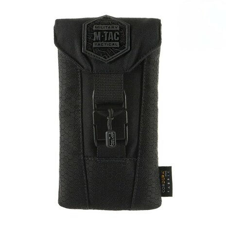 M-Tac Molle Smartphone Pouch Elite Large Hex, Zwart