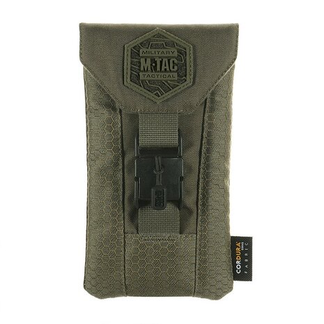M-Tac Molle Smartphone Pouch Elite Large Hex, Ranger green