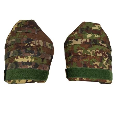 Protections de bras NC4 italiennes sans inserts, paire (gauche-droite), camouflage Vegetato